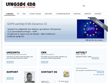 Tablet Screenshot of lyngsoe-edb.dk